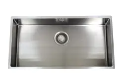 ABK Bingara extra velký nerezový dřez 80x40 cm pro zapuštěnou, podstavnou a vestavnou montáž BIN80FVI