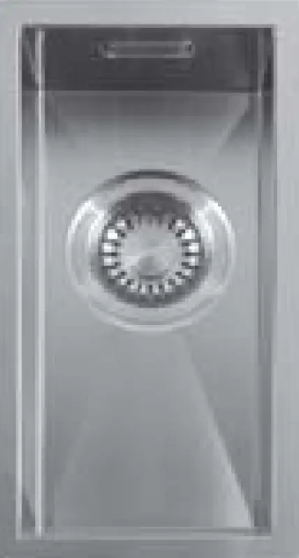 ABK Baronga malý nerezový dřez 16x34 cm pro plochou montáž, spodní montáž a horní montáž BAR16FVI