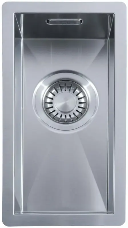 ABK Baronga malý nerezový dřez 16x34 cm pro plochou montáž, spodní montáž a horní montáž BAR16FVI