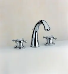 Huber Victorian 3-otvorová termostatická umyvadlová baterie nerez VTT710102A