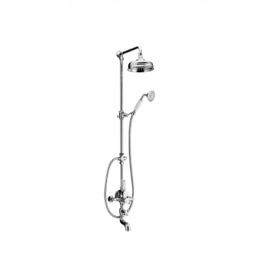 Huber Victorian Thermostatic Bath/Shower Set Gold 592.VT01H.AG