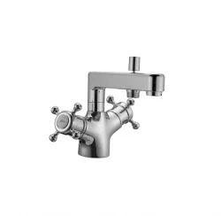 Huber Victorian Termostatická vanová baterie pro montáž na okraj vany nerezová ocel VTT620102A