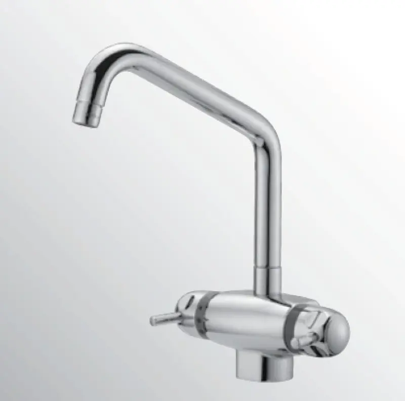 Huber Clinic Plus termostatická kuchyňská baterie chrom CPT6501021