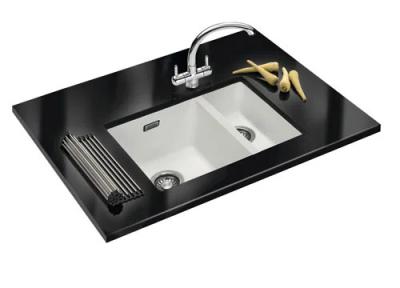Franke Sirius 2 S2D 160 jedno a půl 1,5 umělohmotný bílý dřez 53,5x41cm podskříň 125.0252.219