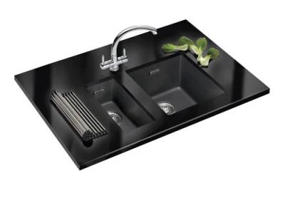Franke Sirius 2 S2D 110.34 plastový černý dřez 34x41cm vestavný 125.0252.227