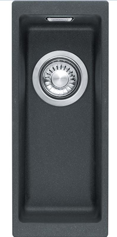 Franke Sirius 2 S2D 110.16 plastový černý dřez 16x41cm podskříňový 125.0252.231