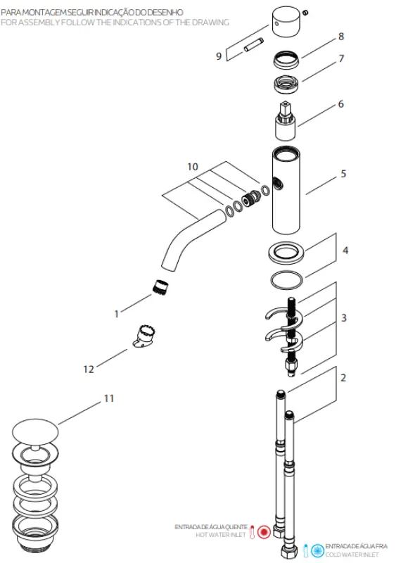 Waterevolution Flow umyvadlová baterie matně černá T110PR