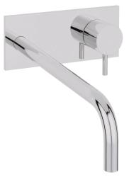 Waterevolution Flow vestavěná umyvadlová baterie s krycí deskou chrom s výtokem 25 cm T1161B01-25