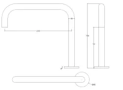 Waterevolution Flow 2-otvorová umyvadlová baterie chrom T112H01