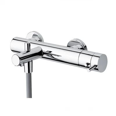 Waterevolution Flow termostatická vanová baterie s ruční sprchou, chrom T130T01