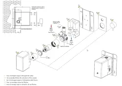 Waterevolution Flow vestavěný sprchový termostat s 2 vývody chrom T132TB01