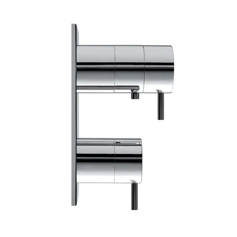 Waterevolution Flow vestavěný sprchový termostat s 3 vývody matná bílá T136TBBR