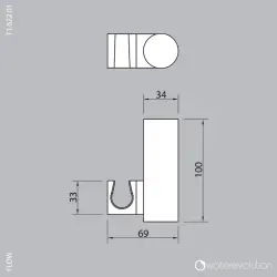Waterevolution Flow koupelnová sada matná bílá T1622BR