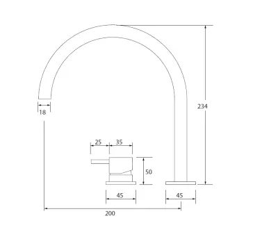 Waterevolution Flow 2-otvorová umyvadlová baterie chrom T112U01