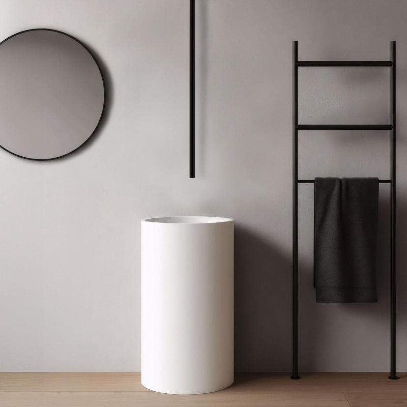 Waterevolution Flow stropní umyvadlová baterie výtok matná černá T1678PR