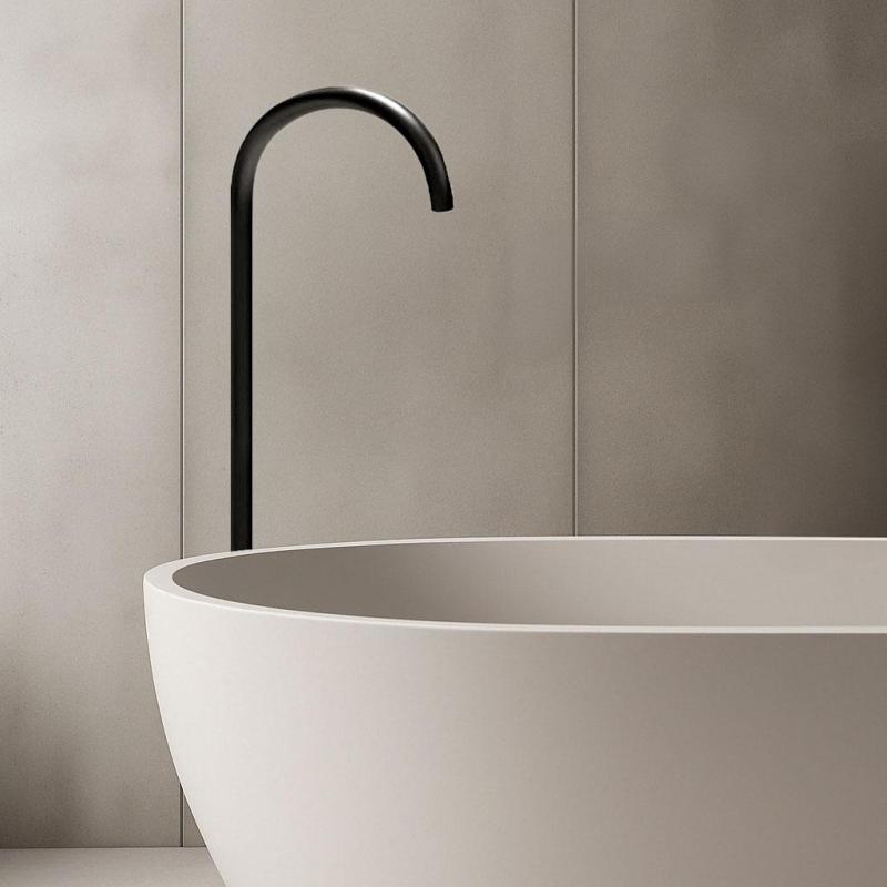 Waterevolution Flow koupelnová výtoková hubice volně stojící matná černá T1673PR