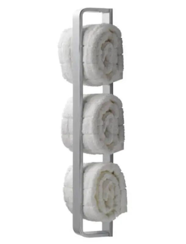 Waterevolution Deep vertikální držák na ručníky 40 cm matná bílá A216BR