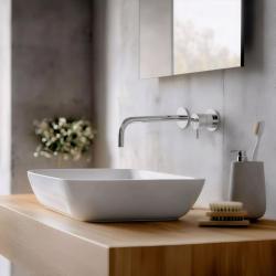 Waterevolution Flow vestavěná umyvadlová baterie chrom výtok 21 cm T116B01-21