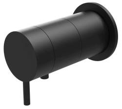 Waterevolution Flow vestavěný sprchový termostat s kulatou rozetou matná černá 1208778082 T142TBPR