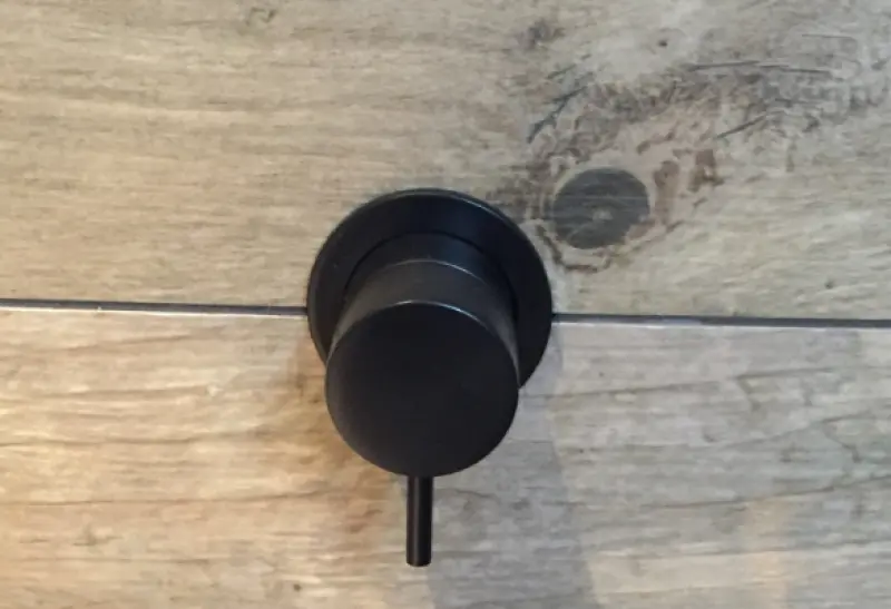 Waterevolution Flow vestavěný 2cestný přepínač matná černá s kulatou rozetou T1482SPR