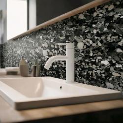 Waterevolution Flow umyvadlová baterie matná bílá T1101ABR