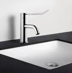 Waterevolution Flow umyvadlová baterie včetně click plug chrom T11101