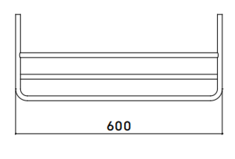 Waterevolution flow držák na ručníky matná černá A118PR
