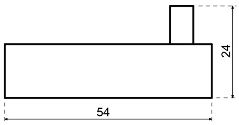 Waterevolution Flow háček na ručníky matně černý A150PR