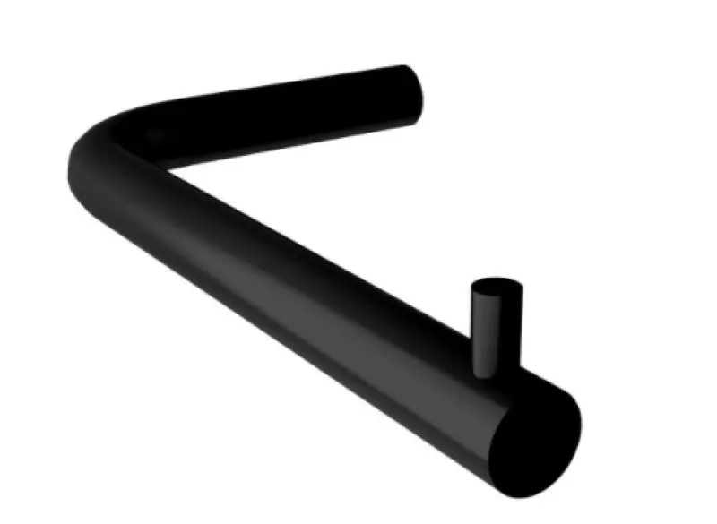 Waterevolution Flow Držák toaletního papíru bez klapky matná černá A130PR