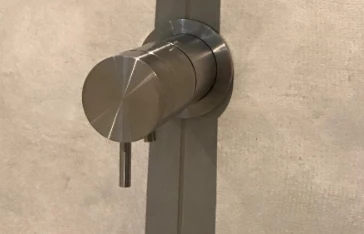 Waterevolution Flow vestavný sprchový termostat z masivní nerezové oceli s kulatou rozetou T142TBIE 1208816582