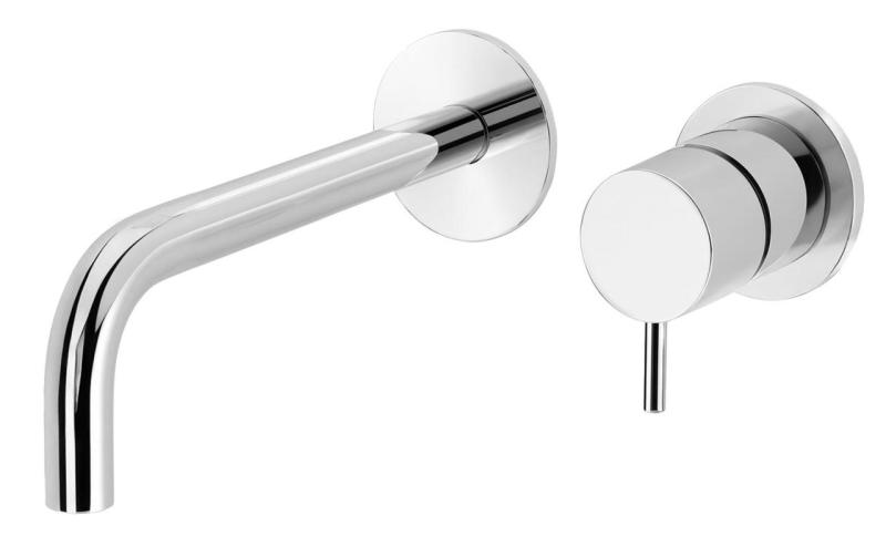 Waterevolution Flow vestavěná umyvadlová baterie chrom výtok 15 cm T116B01-15