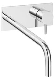 Waterevolution Flow vestavná umyvadlová baterie s krycí deskou chrom s výtokem 21 cm T1161B01-21