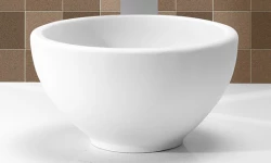 Solid S Extra Small Solid Surface Round Washbasin 20 x 20 x 11 cm, Matte White 1208852722