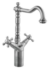 PB klasická zvýšená umyvadlová baterie s hvězdicovými úchyty, výtok 18 cm, bronz 1208854992