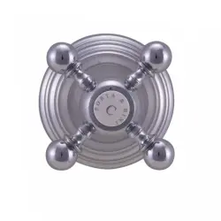 PB klasický vestavěný uzavírací ventil s hvězdicovým knoflíkem Chrom 1208855562