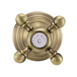 PB klasický vestavěný uzávěr s hvězdicovým knoflíkem Bronz 1208855572