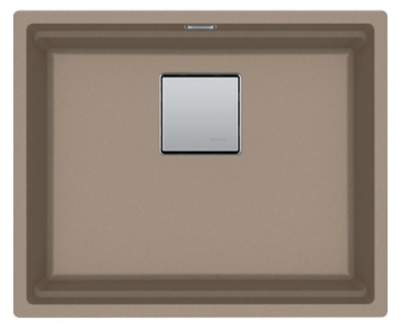 Franke Kubus KNG 110.52 dřez 52x42 taupe granit spodní montáž 125.0512.505