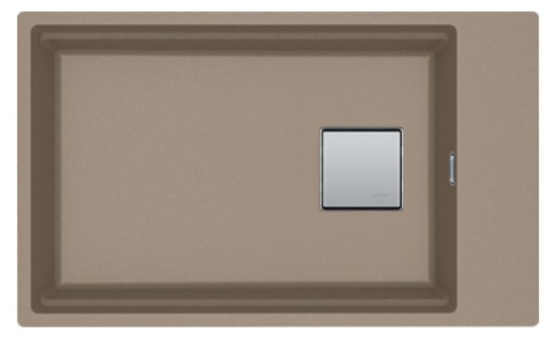 Franke Kubus KNG 110.62 dřez 72x42 taupe granit podstavba s otvorem pro baterii 125.0512.516