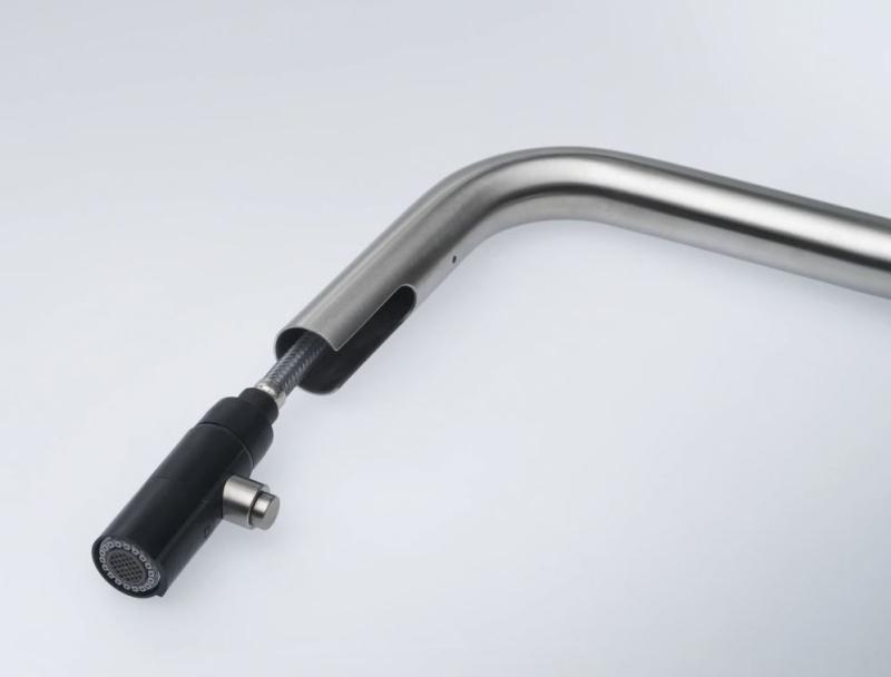 Franke kuchyňská baterie Kubus s výsuvnou sprchou, nerezová ocel 115.0529.207