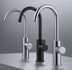 Waterevolution Flow vysoká umyvadlová baterie model RVS T1121FUIE