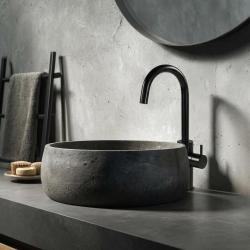 Waterevolution Flow vysoká umyvadlová baterie matná černá T1121FUPR