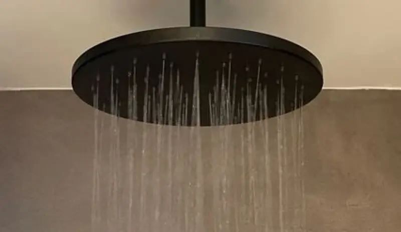 SB Rubinetterie Dešťová sprcha Eco Air úsporná hlavová sprcha 30 cm kov matná černá 1208946745