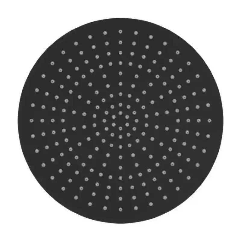 SB Rubinetterie Dešťová sprcha Eco Air úsporná hlavová sprcha 30 cm kov matná černá 1208946745