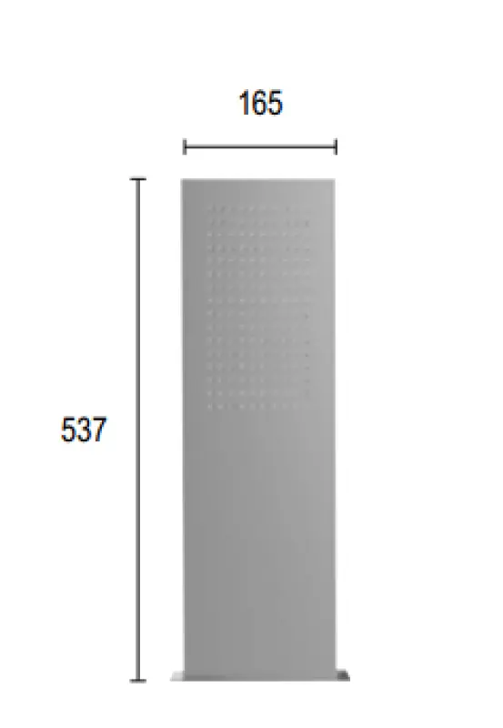 SB Square 316 Dešťová sprcha s nástěnným připojením, hlavová sprcha, kompletně z nerezové oceli 1208946748