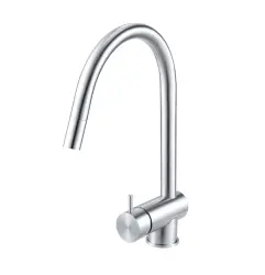 Waterevolution Flow kuchyňská baterie z masivní nerezové oceli s výsuvným výtokem T155IE