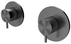 Waterevolution Flow vestavěný sprchový termostat s 1 přepínacím ventilem, gun metal 1208948849