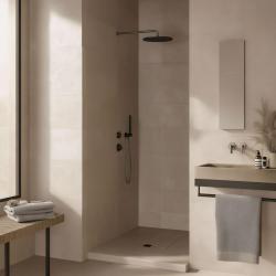 Waterevolution Flow vestavěný sprchový termostat s 1 přepínacím ventilem, gun metal 1208948849