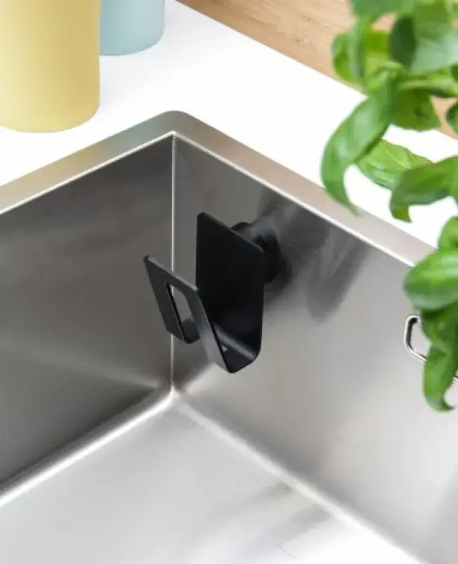 Magisso Magnetický držák na mycí prostředky do dřezu plastový černý 30203011