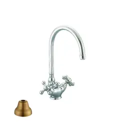 Cisal Arcana keramická umyvadlová baterie bronz AC00052027