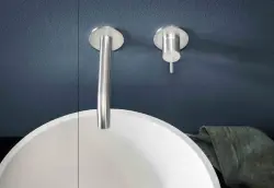 SB Round 316 vestavěná umyvadlová baterie Kartáčovaná Měď PVD 102mm